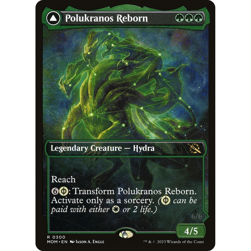 Polukranos Reborn // Polukranos, Engine of Ruin (MOM-300) - March of the Machine: (Showcase)