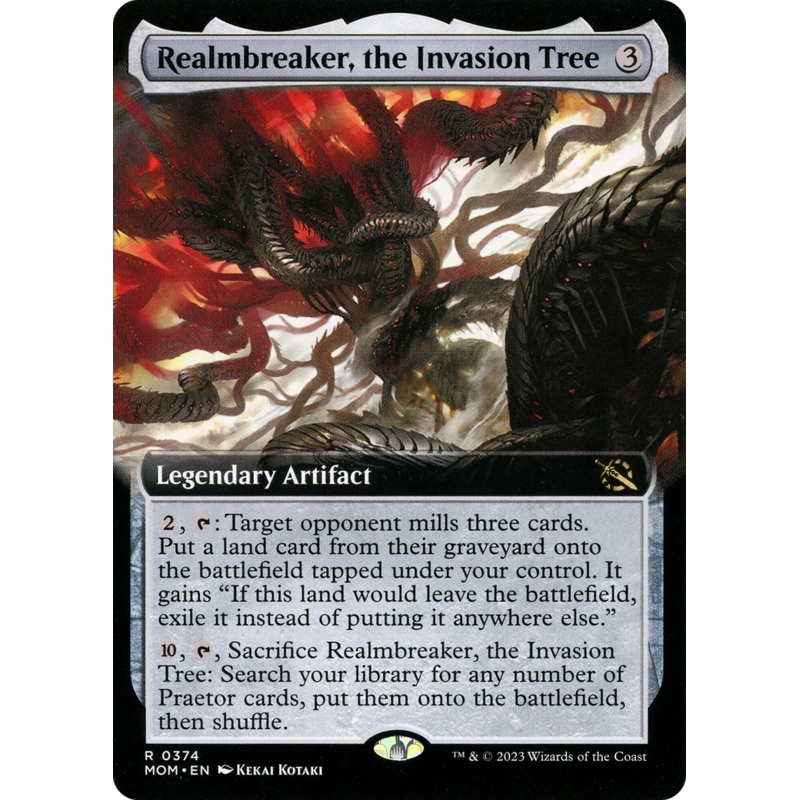Realmbreaker, the Invasion Tree (MOM-374) - March of the Machine: (Extended Art) Foil