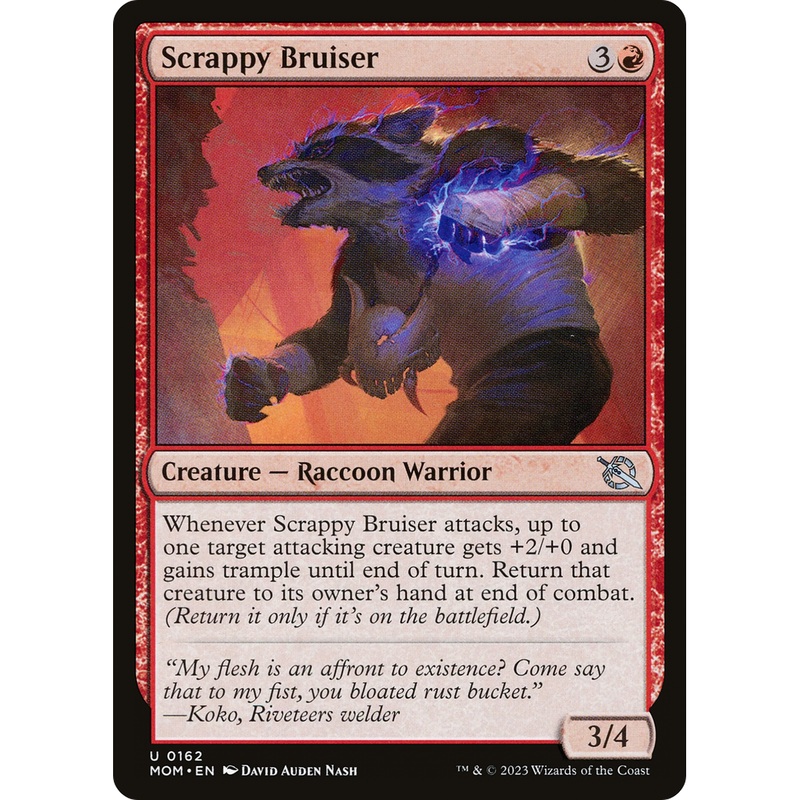 Scrappy Bruiser (MOM-162) - March of the Machine Foil