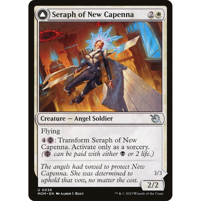 Seraph of New Capenna // Seraph of New Phyrexia (MOM-036) - March of the Machine