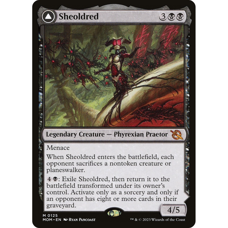 Sheoldred // The True Scriptures (MOM-125) - March of the Machine Foil