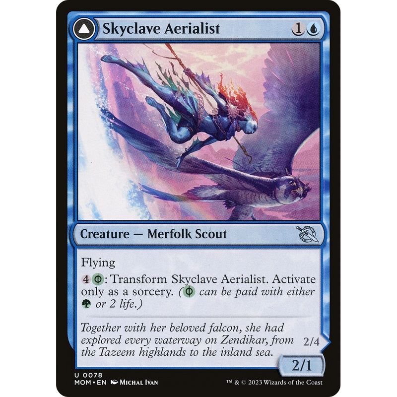 Skyclave Aerialist // Skyclave Invader (MOM-078) - March of the Machine Foil