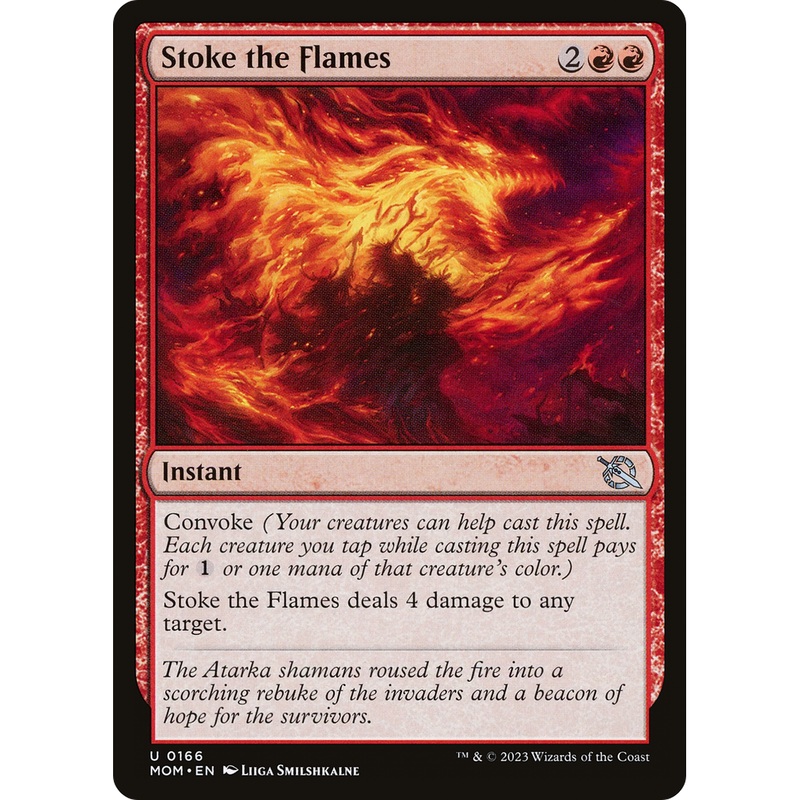 Stoke the Flames (MOM-166) - March of the Machine Foil