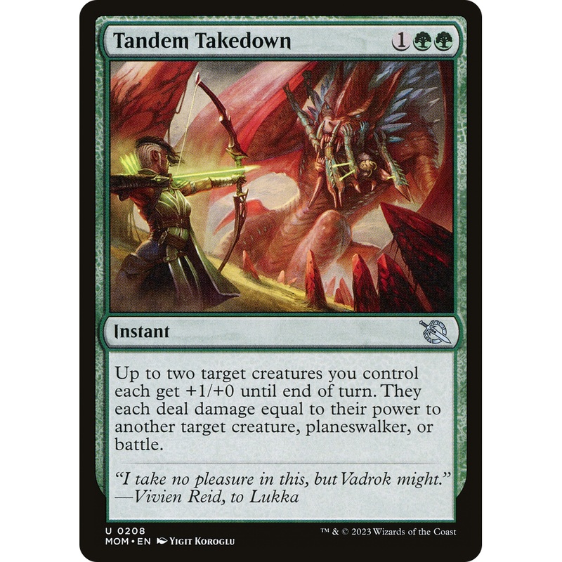 Tandem Takedown (MOM-208) - March of the Machine