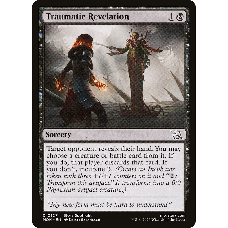 Traumatic Revelation (MOM-127) - March of the Machine Foil