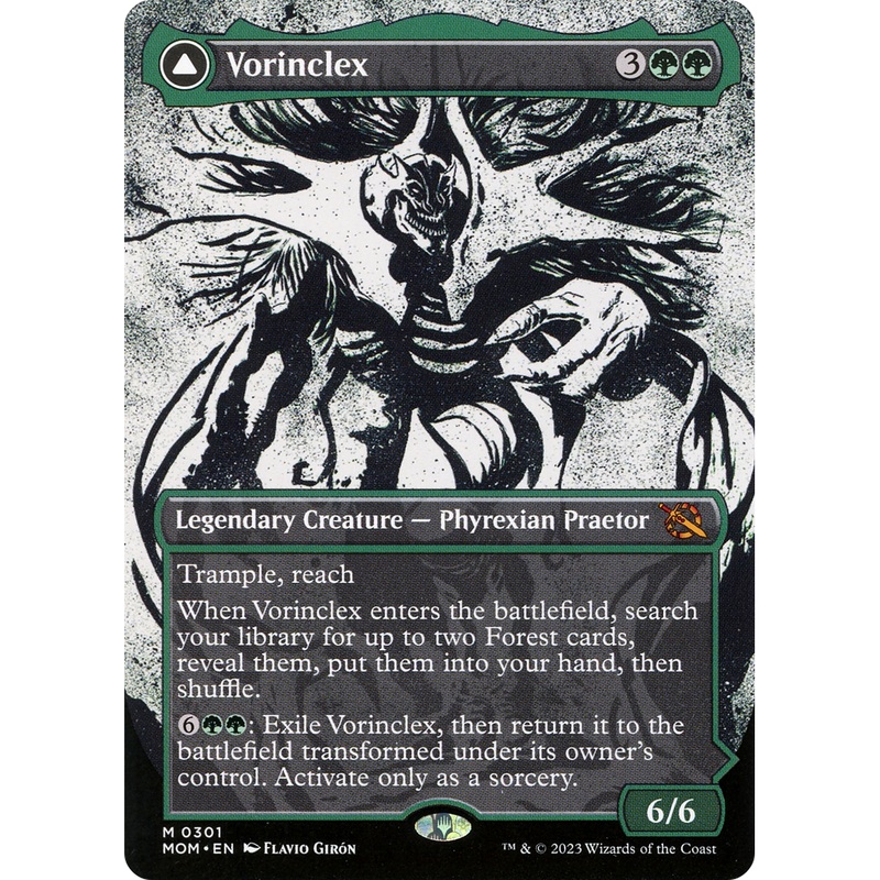Vorinclex // The Grand Evolution (MOM-301) - March of the Machine: (Showcase) (Borderless) Foil
