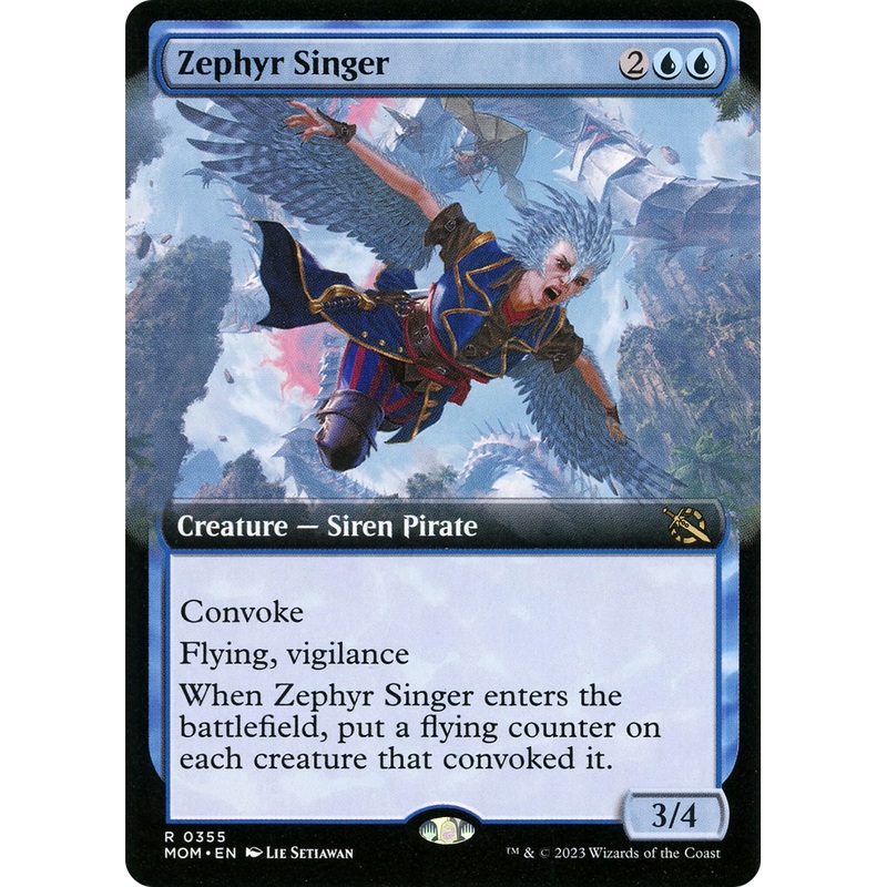 Zephyr Singer (MOM-355) - March of the Machine: (Extended Art)