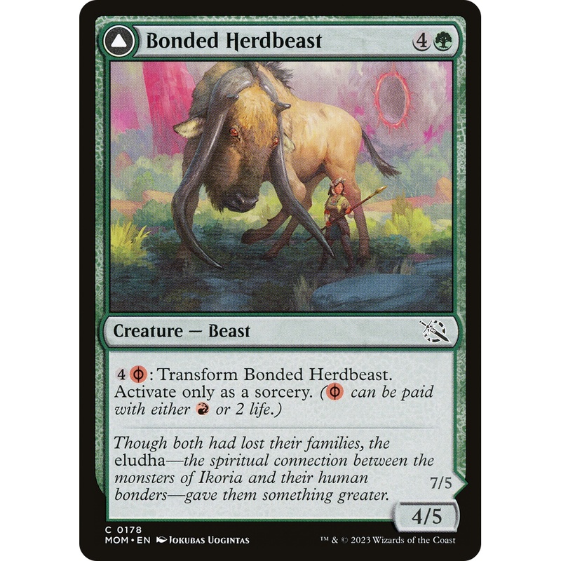 Bonded Herdbeast // Plated Kilnbeast (MOM-178) - March of the Machine