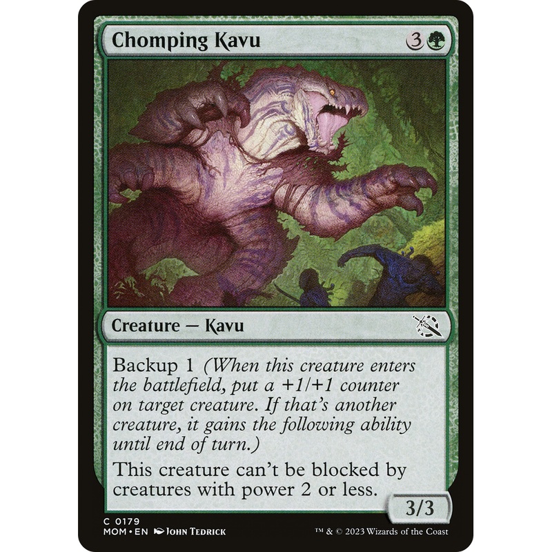 Chomping Kavu (MOM-179) - March of the Machine
