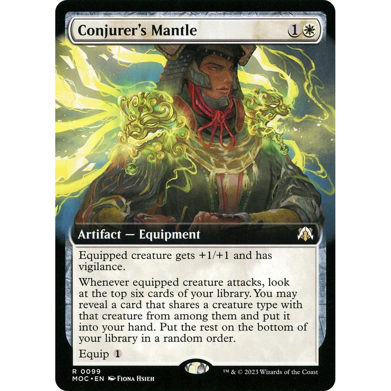 Conjurer's Mantle (MOC-099) - March of the Machine Commander: (Extended Art)