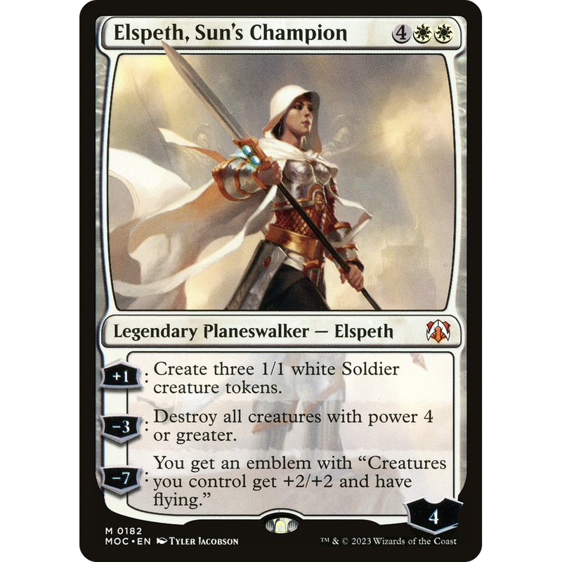 Elspeth, Sun's Champion (MOC-182) - March of the Machine Commander