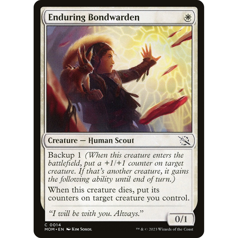 Enduring Bondwarden (MOM-014) - March of the Machine
