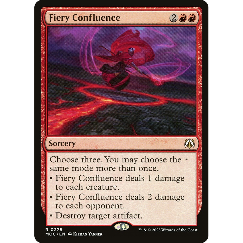 Fiery Confluence (MOC-278) - March of the Machine Commander