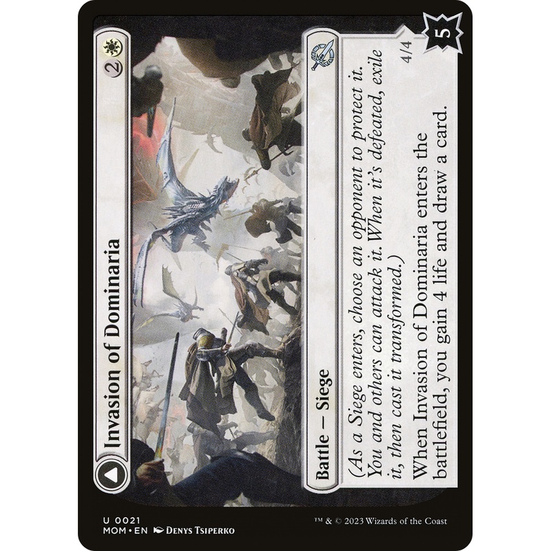 Invasion of Dominaria // Serra Faithkeeper (MOM-021) - March of the Machine Foil