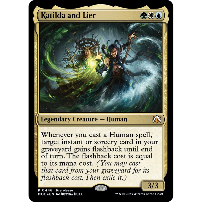 Katilda and Lier (PRE-446) - March of the Machine Commander Foil