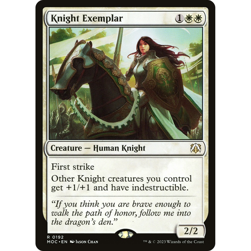 Knight Exemplar (MOC-192) - March of the Machine Commander