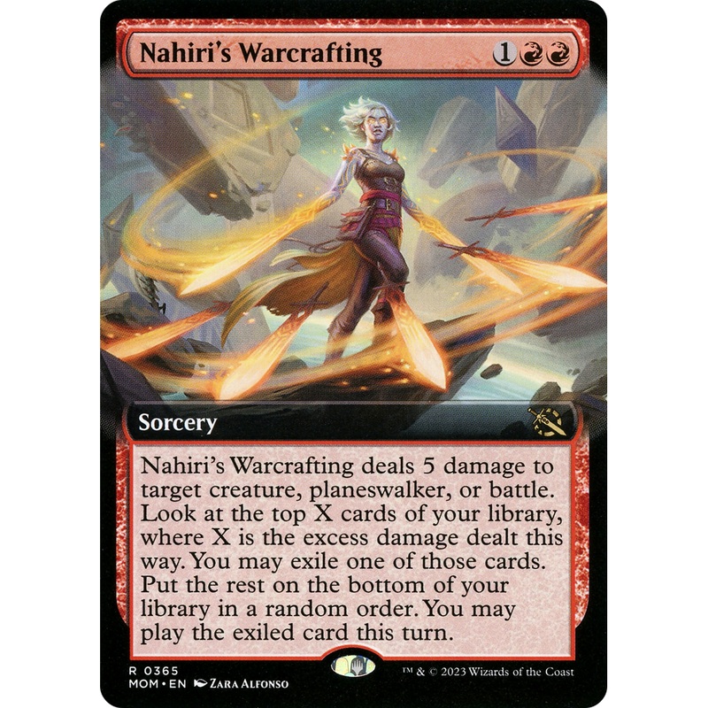 Nahiri's Warcrafting (MOM-365) - March of the Machine: (Extended Art)