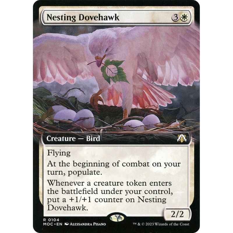 Nesting Dovehawk (MOC-104) - March of the Machine Commander: (Extended Art)