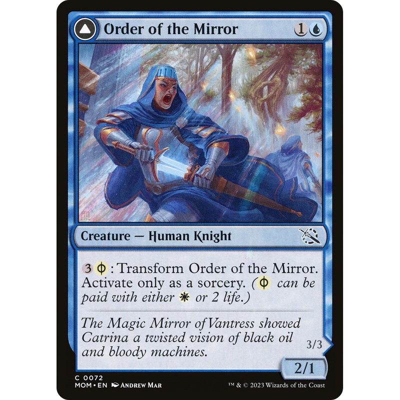 Order of the Mirror // Order of the Alabaster Host (MOM-072) - March of the Machine Foil