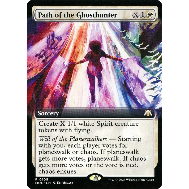 Path of the Ghosthunter (MOC-105) - March of the Machine Commander: (Extended Art)