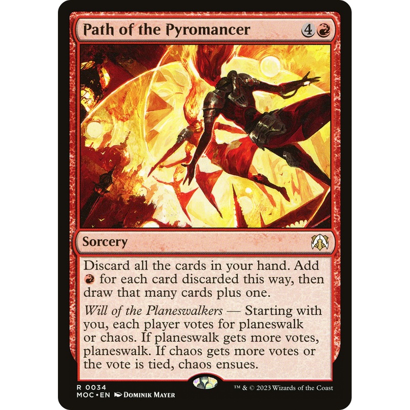 Path of the Pyromancer (MOC-034) - March of the Machine Commander