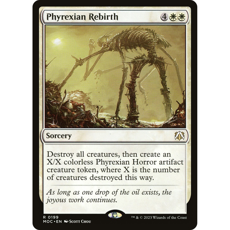 Phyrexian Rebirth (MOC-199) - March of the Machine Commander