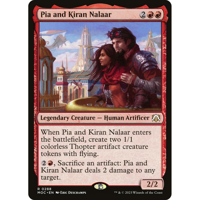 Pia and Kiran Nalaar (MOC-288) - March of the Machine Commander