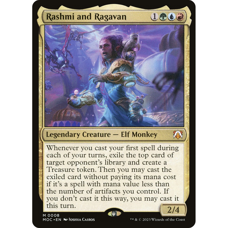 Rashmi and Ragavan (MOC-008) - March of the Machine Commander