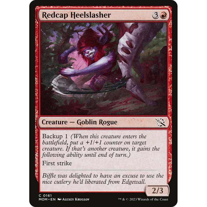 Redcap Heelslasher (MOM-161) - March of the Machine Foil