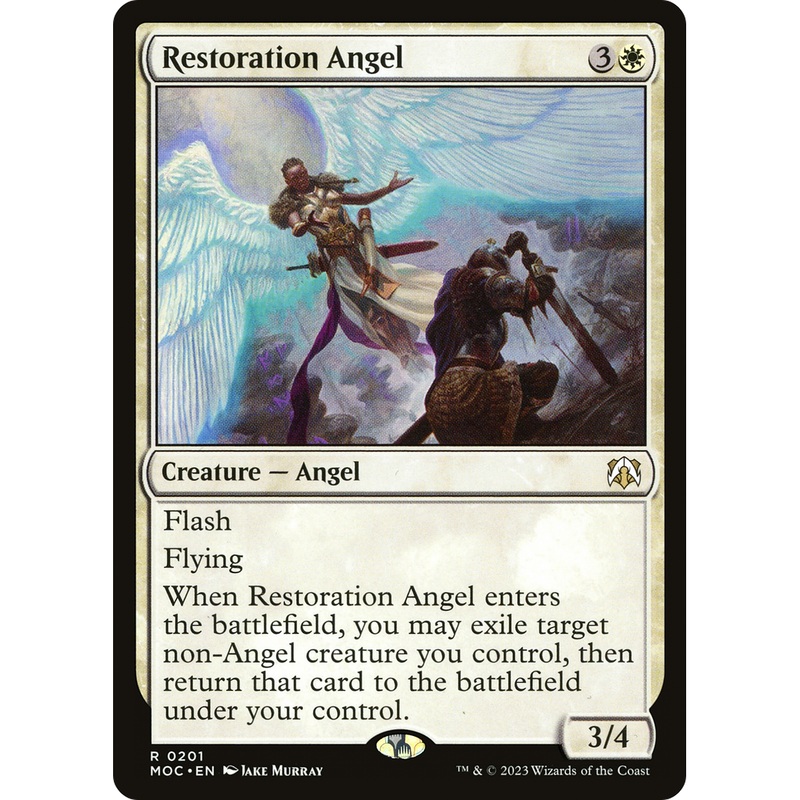 Restoration Angel (MOC-201) - March of the Machine Commander