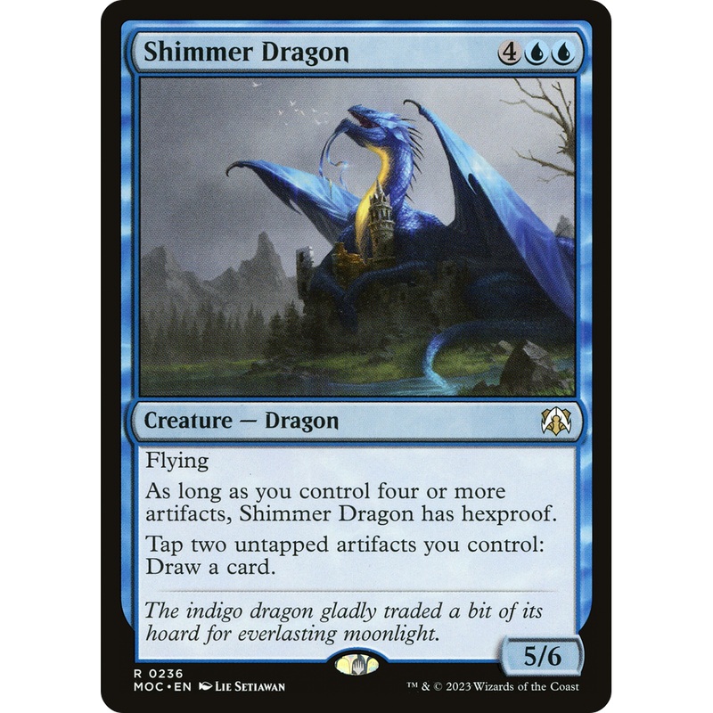 Shimmer Dragon (MOC-236) - March of the Machine Commander