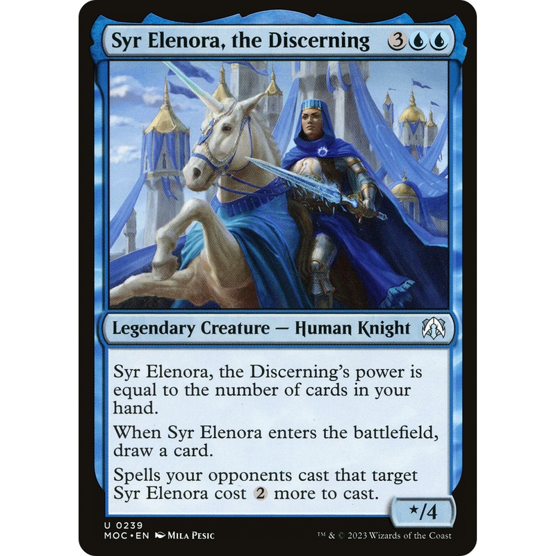 Syr Elenora, the Discerning (MOC-239) - March of the Machine Commander