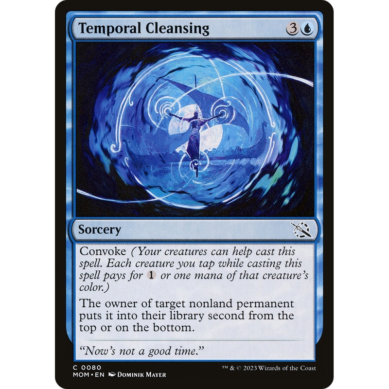 Temporal Cleansing (MOM-080) - March of the Machine Foil