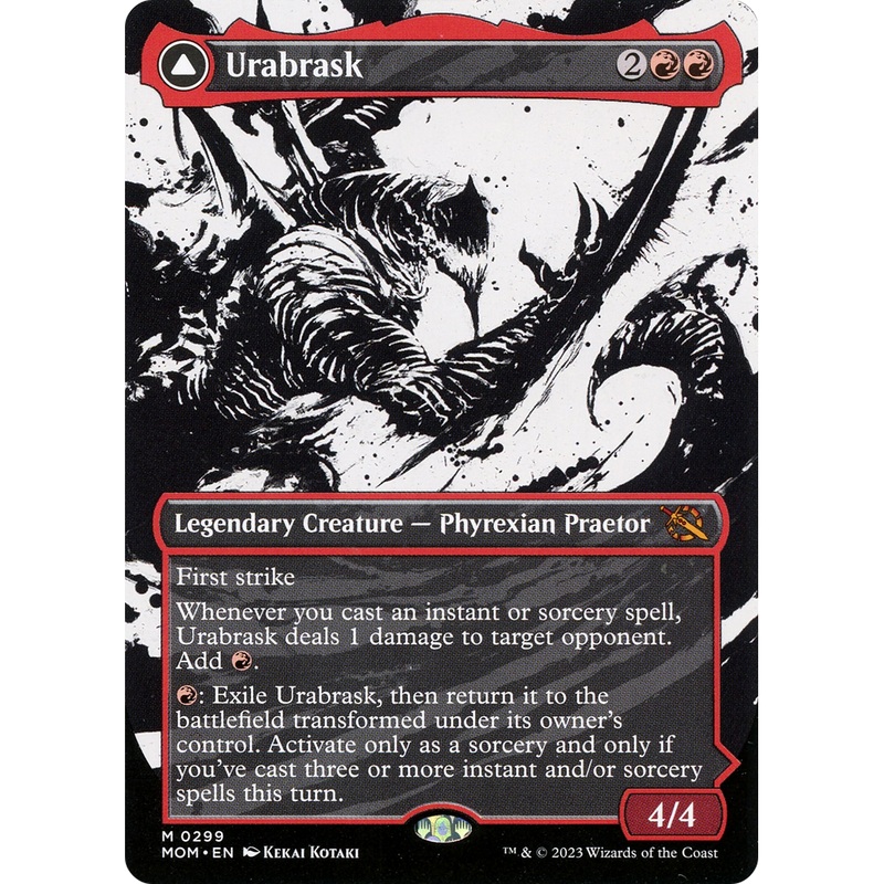 Urabrask // The Great Work (MOM-299) - March of the Machine: (Showcase) (Borderless)
