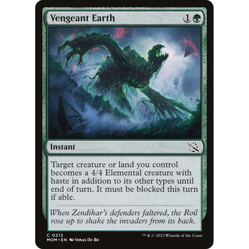 Vengeant Earth (MOM-212) - March of the Machine Foil
