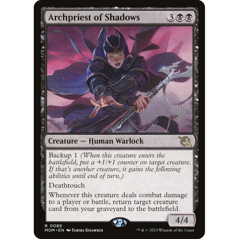 Archpriest of Shadows (PPMOM-89P) - March of the Machine Promos