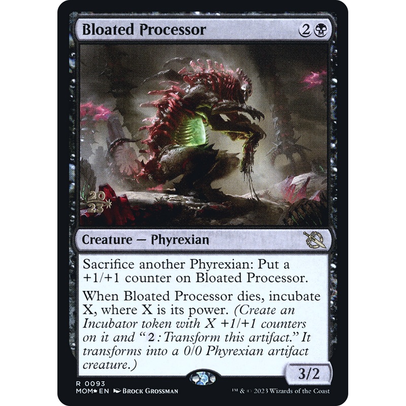 Bloated Processor (PRE-93S) - March of the Machine Promos Foil