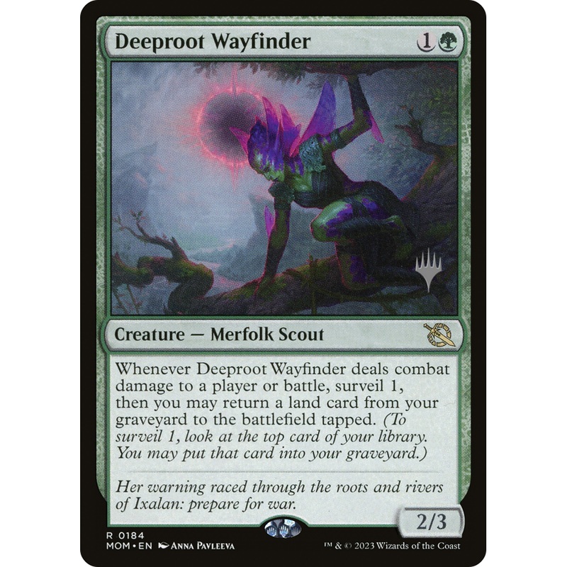Deeproot Wayfinder (PPMOM-184P) - March of the Machine Promos