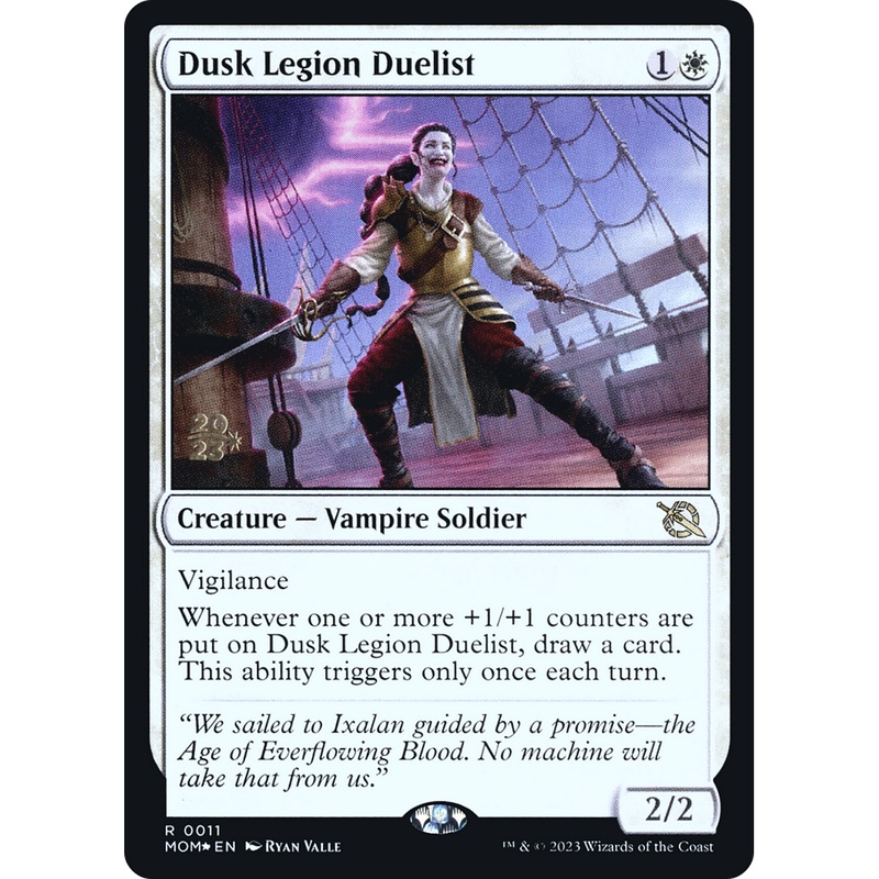 Dusk Legion Duelist (PRE-11S) - March of the Machine Promos Foil