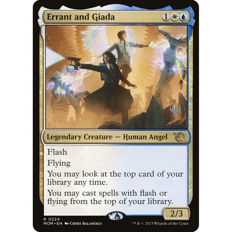 Errant and Giada (PPMOM-224P) - March of the Machine Promos Foil
