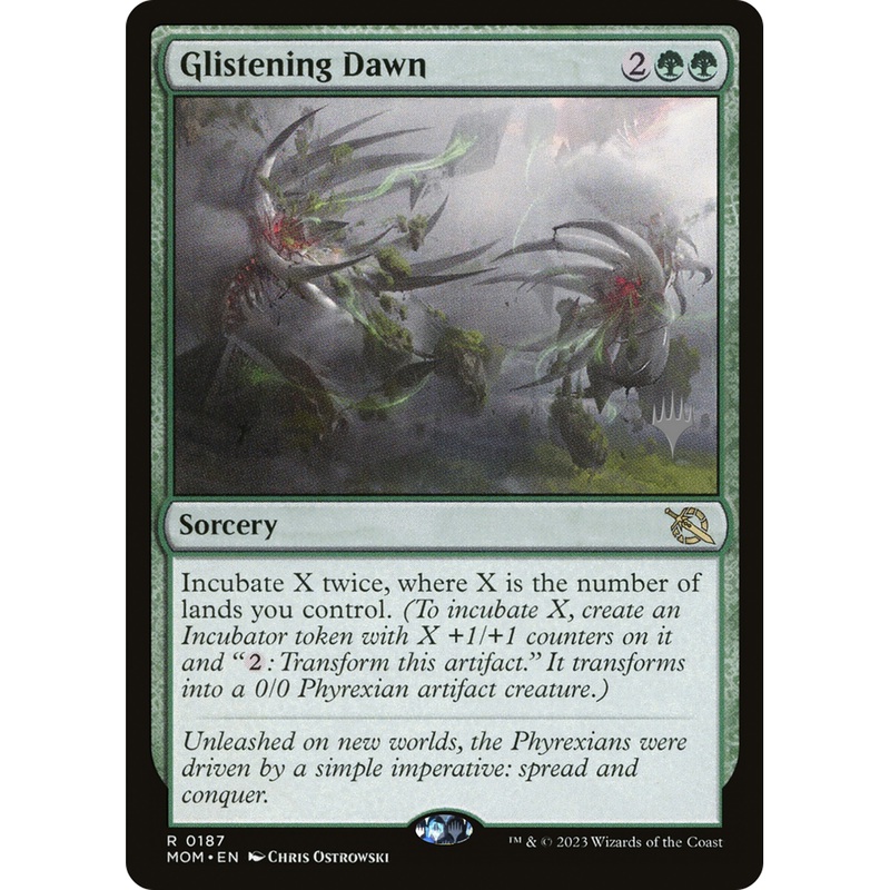 Glistening Dawn (PPMOM-187P) - March of the Machine Promos Foil