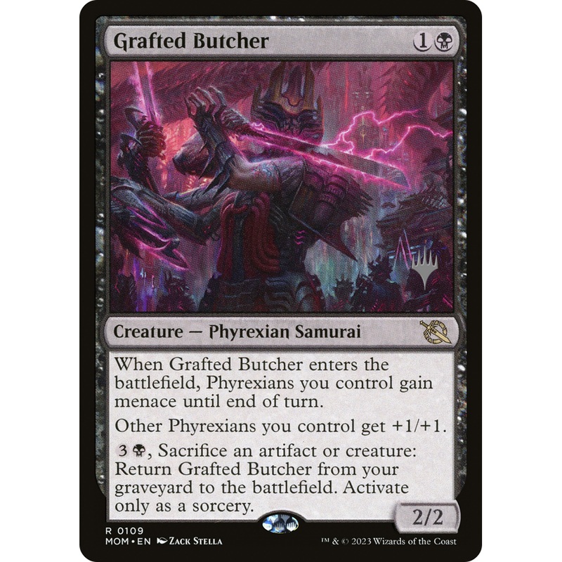 Grafted Butcher (PPMOM-109P) - March of the Machine Promos Foil