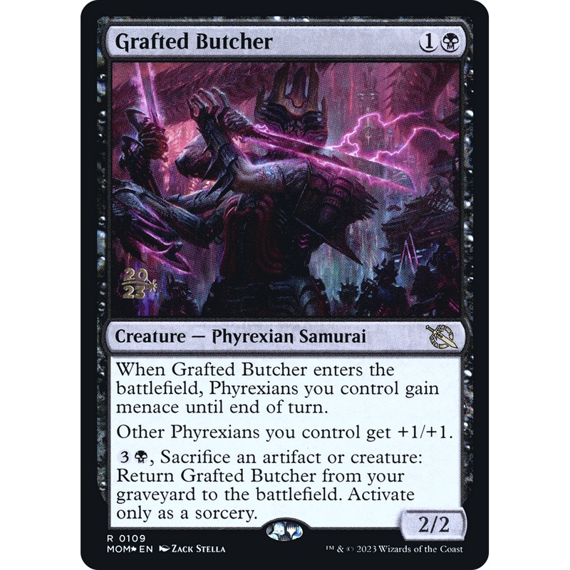 Grafted Butcher (PRE-109S) - March of the Machine Promos Foil