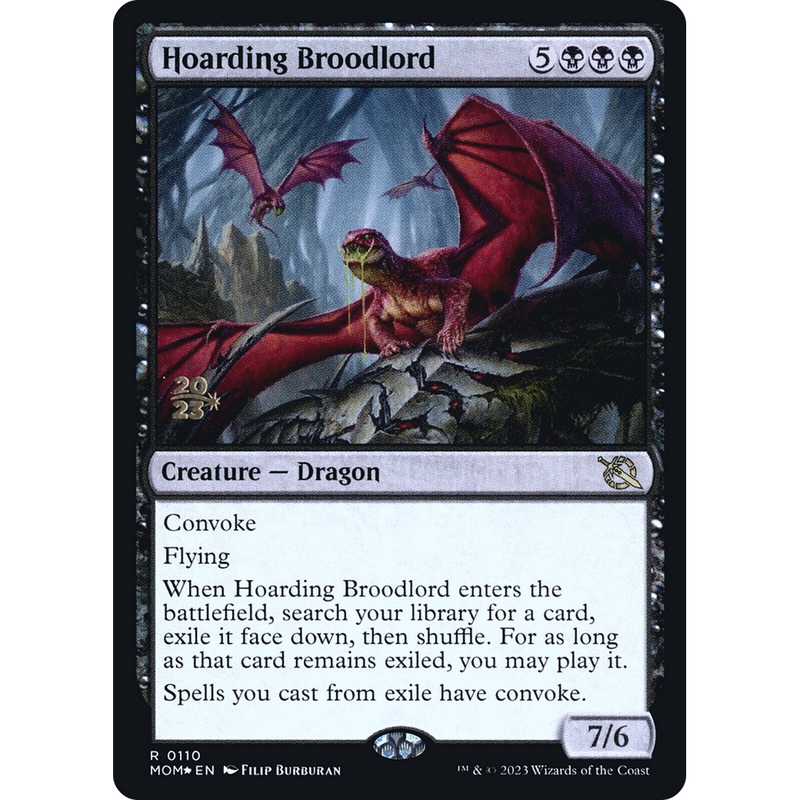 Hoarding Broodlord (PRE-110S) - March of the Machine Promos Foil