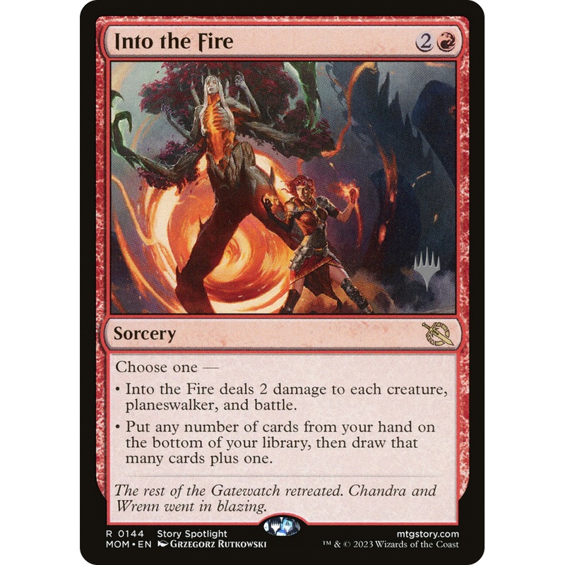 Into the Fire (PPMOM-144P) - March of the Machine Promos