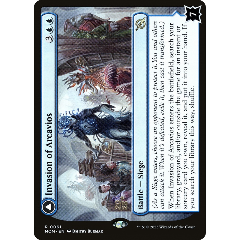 Invasion of Arcavios // Invocation of the Founders (PRE-61S) - March of the Machine Promos Foil