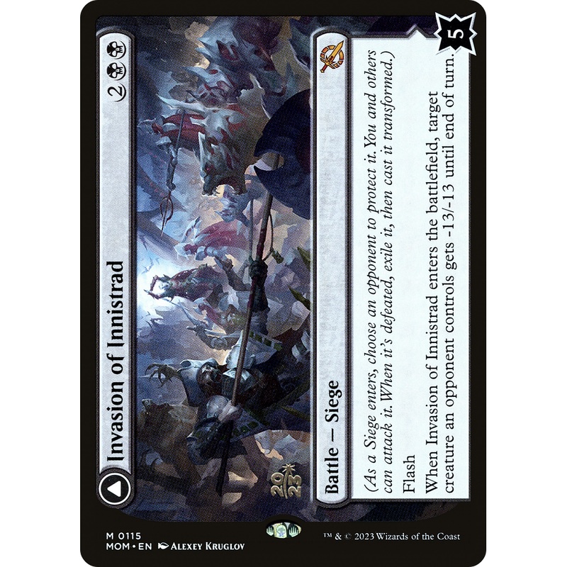 Invasion of Innistrad // Deluge of the Dead (PRE-115S) - March of the Machine Promos Foil