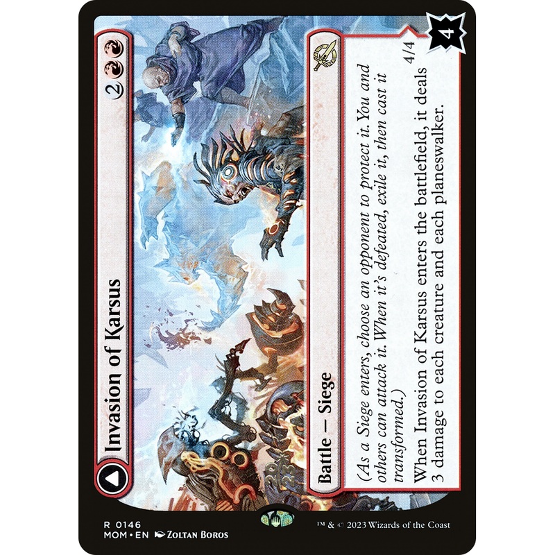 Invasion of Karsus // Refraction Elemental (PRE-146S) - March of the Machine Promos Foil