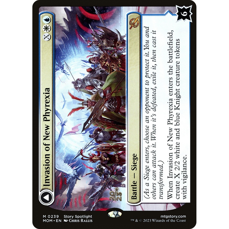Invasion of New Phyrexia // Teferi Akosa of Zhalfir (PRE-239S) - March of the Machine Promos Foil