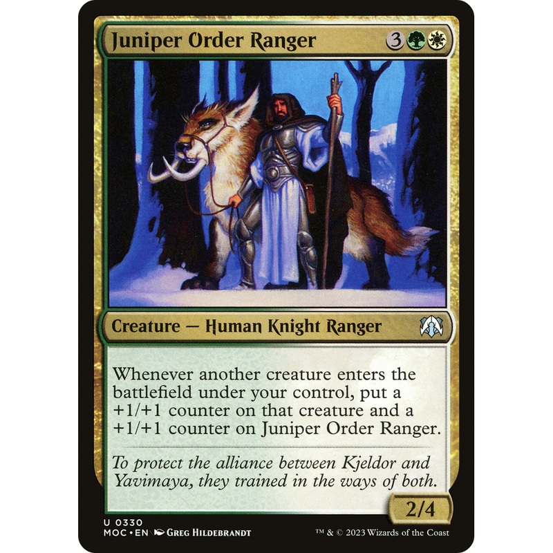 Juniper Order Ranger (MOC-330) - March of the Machine Commander